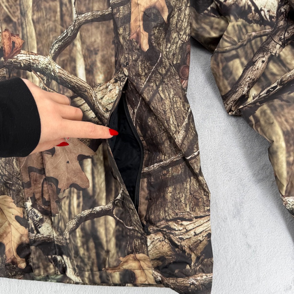 Columbia  Camo Rain Jacket Omni-Tech Waterproof Hunting Fishing‎ Mens Size L - Picture 4 of 16